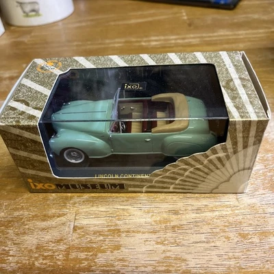 IXO MUSEUM MUS017 LINCOLN CONTINENTAL 1939 MODELO FUNDIDO A PRESIÓN EN CAJA Foto 1 de 4