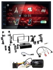 JVC DAB USB Bluetooth 2DIN Lenkrad Autoradio für Nissan Micra 13-17 piano - Bild 1 von 8
