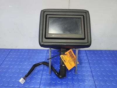 11-12 Infiniti QX56 Assento Frontal Encosto de Cabeça Tela Lateral do Passageiro Couro Preto Fabricante de Equipamento Original - Imagem 1 de 4