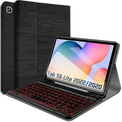 Backlit Keyboard Case for Samsung Galaxy Tab S6 Lite 10.4 Inch 2022/2020(SM-P... - Image 1 of 4