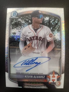2025 Bowman Chrome Mega Box Prospect Autographs #BMAKA Kevin Alvarez - Bild 1 von 1