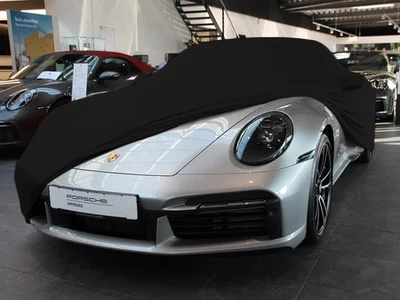 Vollgarage Car-Cover Schutzdecke Schwarz mit Spiegeltaschen f. Porsche 992 Turbo - Image 1 of 4