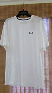 NWT Under Armour Men's UA Seamless WHITE Wave Short Sleeve XXL/TTG/EEG - Picture 1 of 8