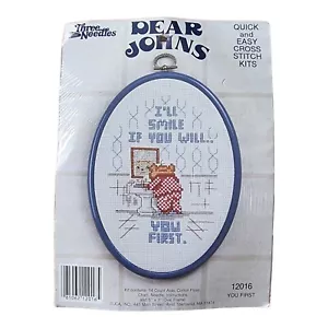 *New* Dear Johns YOU FIRST 12016 Cross Stitch Kit Quick & Easy - Picture 1 of 3
