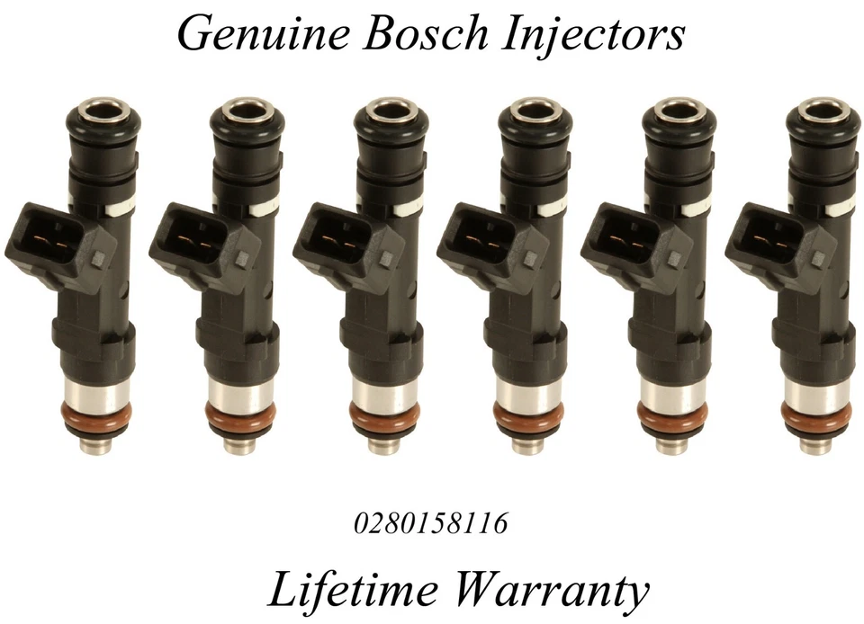 Genuine Bosch Fuel Injectors for 05-08 Porsche 911 Cayman Boxster - Image 1 of 1