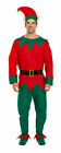 Elf Costume Mens Ladies Kids Christmas Hat Shoes Santa Helper Fancy Dress Xmas 