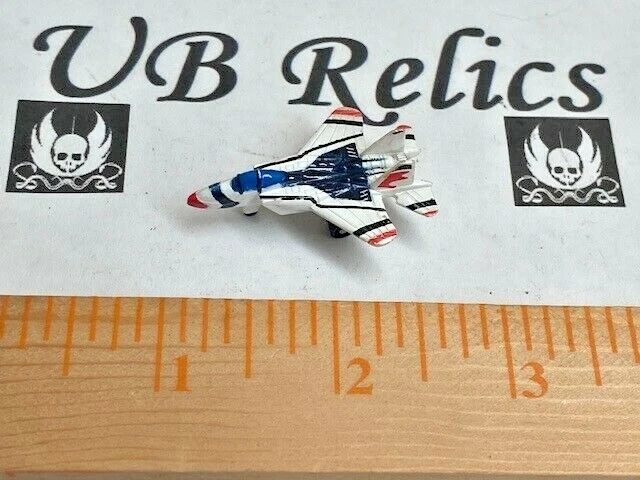 Micro Machines Aircraft F-15 Eagle Mini White/Blue/Red, 1987 Galoob, - Image 1 of 1