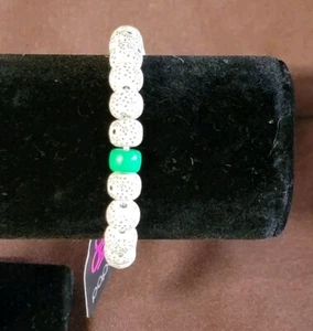 Paparazzi ZEN Second Rule Green Urban Bracelet Stretch - Picture 1 of 5