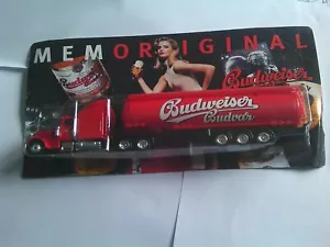 Modell Truck peterbilt US LKW Bierlaster Budweiser Budvar Brauerei Sattelzug RM - Bild 1 von 1