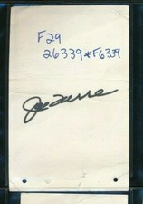 Joe Torre Boston Red Sox Signed Autograph NY Marathon 11/3/1996 (ii31) SWSW6