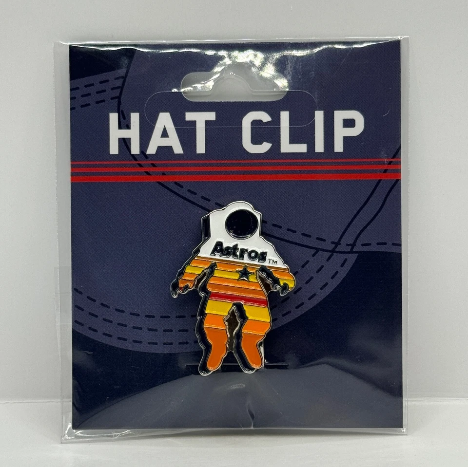 HOUSTON ASTROS Astronaut Tequilla Sunrise Hat Clip Officially MLB Licensed 🔥 - Image 1 of 1