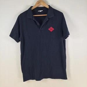 Lacoste mens polo shirt size L black short sleeve collar cotton 107988 - Picture 1 of 9
