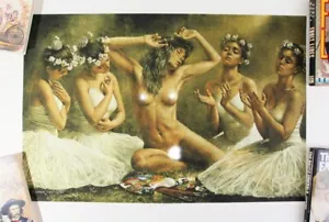 "Risveglio di Walter Girotto, Stampa Belle Arti Firmata, #14/100, 26"x35" - Foto 1 di 5