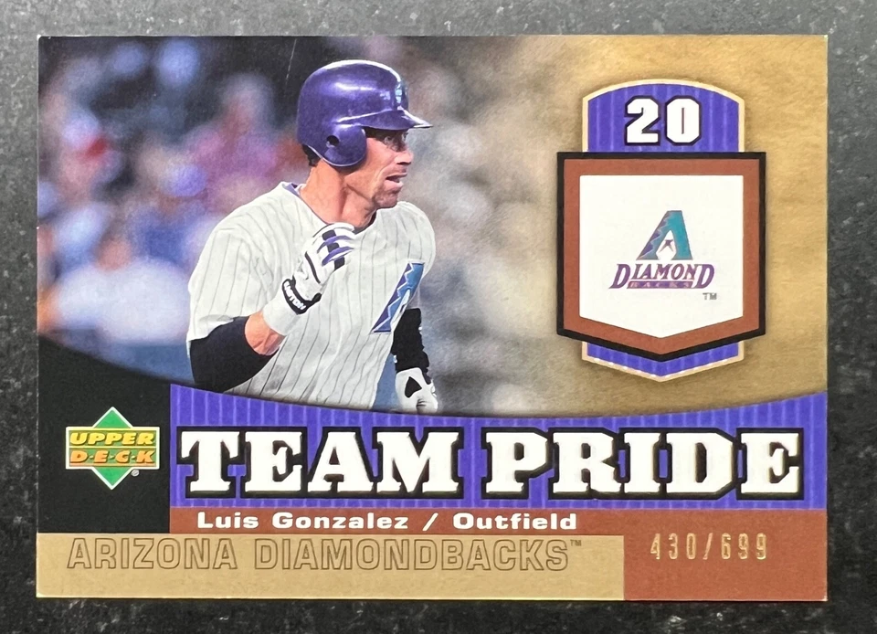 2006 Upper Deck Team Pride Gold Luis Gonzalez 430/699 - Image 1 of 2