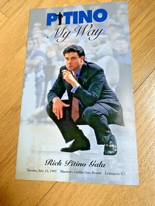 Rick Pitino Gala 1997 - Programa ""Pitino-My Way"" - Universidad de Kentucky - Imagen 1 de 7