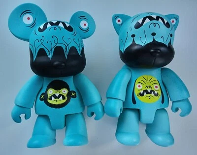 Tim Biskup Toy2R QEE Armageddon Twin Figures Vinyl Figure pop art lowbrow dunny - Image 1 of 4