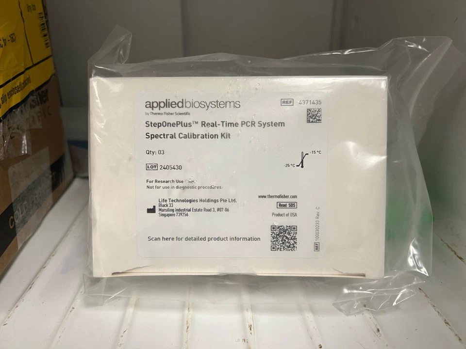 Kit de calibração espectral PCR em tempo real Applied Biosystems (96 poços) gato #4371435 - Imagem 1 de 1
