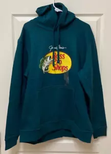 Bass Pro Shops Pullover Long Sleeve Reflecting Pond NEW NWT Hoodie Men's Size L - Picture 1 of 12