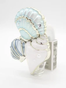 (1) Bath & Body Works Trio conchiglia iridescente controllo profumo Wallflower Plugin - Foto 1 di 9