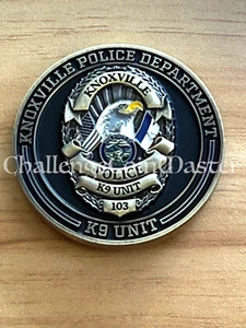 Moneta sfida statale F39 Knoxville dipartimento di polizia unità K9 Iowa - Foto 1 di 2