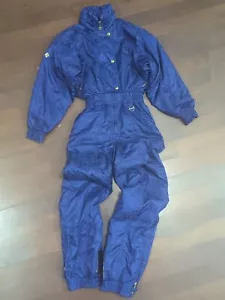 Descente Vintage Retro 80's/90's Ski Suit Women's One Piece Snowsuit - Size 6 - Picture 1 of 9
