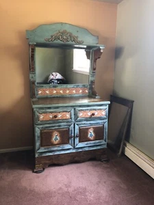 Handcrafted/Hand Painted Ballerina Hutch - Picture 1 of 12