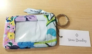 Vera Bradley MARIAN FLORAL Reißverschluss Ausweisetui Neu mit Etikett - Bild 1 von 5