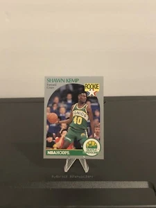 1990-91 NBA Hoops #279 Shawn Kemp RC Rookie Seattle Super Sonics - Bild 1 von 9