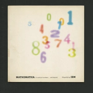1965 Eames Office MATHEMATICA: A WORLD OF NUMBERS George Tscherny 36-pg booklet - Picture 1 of 11