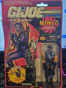 GI Joe, Ninja Force Dice MOC 1992 From Hasbro .. SOLD AS IS. - Picture 1 of 5