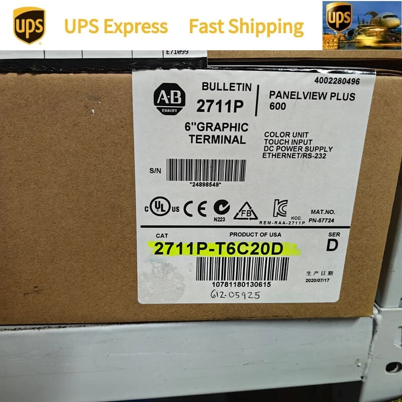 2711P-T6C20D AB 2711P-T6C20D Factory Sealed Spot Goods New in box#KCY0 - Image 1 of 4