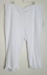 Westbound The Park Ave Fit Skimmer Leggings Plus Size 2X White NWT - Picture 1 of 4