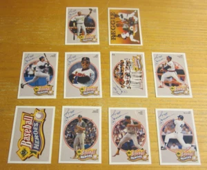 Reggie Jackson 10 Card Set 1990 Upper Deck Heroes MLB Baseball New York Yankees - Picture 1 of 2