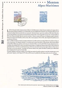 Document Philatélique 1er Jour : 40 2009 - Menton Alpes Maritimes - Imagen 1 de 1