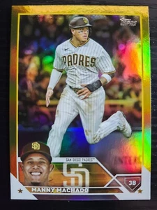 2023 Topps Manny Machado Gold Foil #400 Padres Color Match!! - Picture 1 of 2