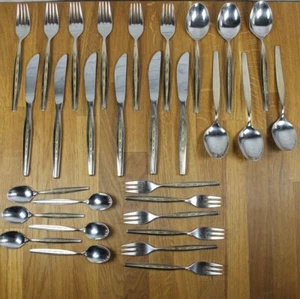 TRUE VINTAGE 36 tlg. Besteckset WMF Capri gold 6 Personen cutlery set - Bild 1 von 8