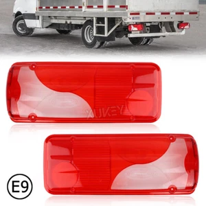2X FOR MERCEDES SPRINTER CHASSIS CAB CLEAR REAR LIGHT LENS LEFT RIGHT 06-19 E9 - Picture 1 of 7