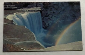 Cumberland Falls Showing Double Rainbow. Postcard (T1) - Picture 1 of 2