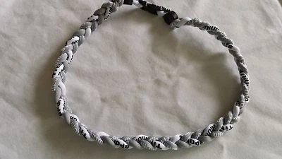 Titanium Ionic Tornado Sport Baseball Necklace 20"  3-rope Braid US Seller - Image 1 of 4