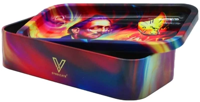 Bandeja enrollable de metal V Syndicate® Dark Syndicase máquina de papel caja de tarro de almacenamiento *EE. UU.* Foto 1 de 3