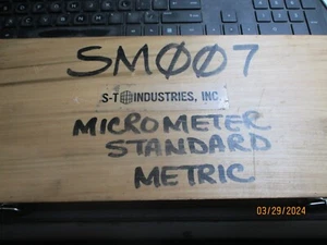 S-T INDUSTRIES METRIC MICROMETER STANDARDS #SM007, USED - Picture 1 of 6