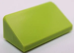 Lego 20x Lime Slope 30 1 x 2/3 - Imagen 1 de 1