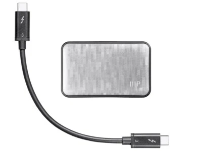 Monoprice Thunderbolt 3 Mobile Dual DisplayPort Output Adapter 4K 33387 - Image 1 of 2