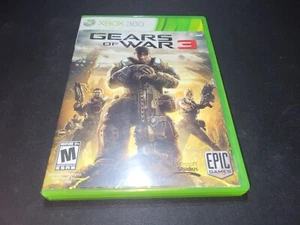 Gears of War 3 Rel Original Microsoft Xbox 360 COMO NUEVO Estado COMPLETO+pegatinas! - Imagen 1 de 5