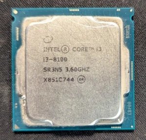 Intel Core i3-8100 CPU Processor 3.60 GHz Socket LGA 1151 - Picture 1 of 2