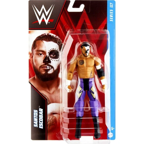 WWE Santos Escobar Action Figure, Posable 6-inch Collectible Cover