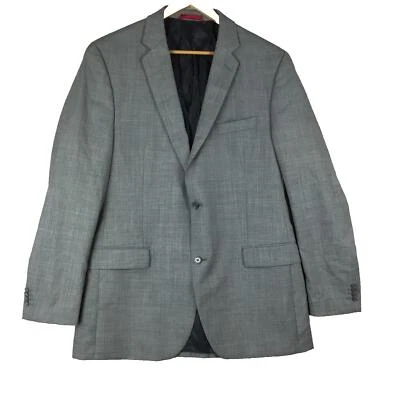 Alfani Luxury Design Grey Wool Regular Blazer Jacket Men Size UK 44R - Image 1 of 4