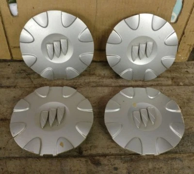 BUICK LESABRE CENTER CAPS 4 SATIN FINISH OEM 2002-2005 - Image 1 of 2