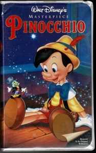 Walt Disney's Pinocchio VHS white clamshell box - Imagen 1 de 3