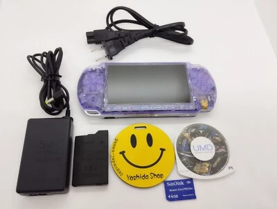 Sony PSP 2000 System w/ Charger  Clear Purple color Region Free  Import Custom - Image 1 of 4